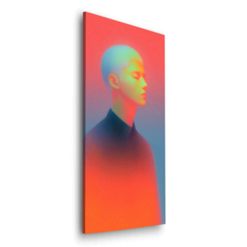 Perfil con degradado de color - cuadro Dibond mate