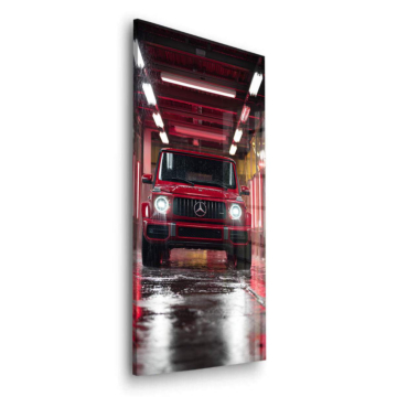 Mercedes G-Class Red Garage Acrylic Glass Art