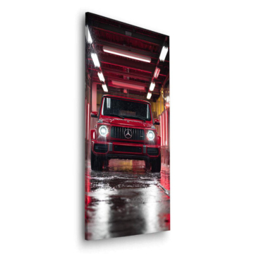 Mercedes G-Class Red Garage Dibond Matt Art