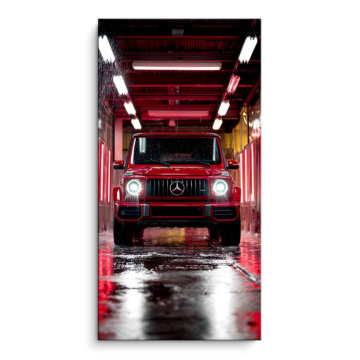 Mercedes G-Class Red Garage PVC Matt Art