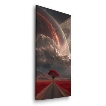 Straße zum roten Planeten - Dibond-Bild matt