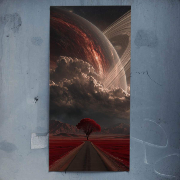 Straße zum roten Planeten - Poster