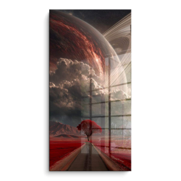Straße zum roten Planeten - PVC-Bild glänzend