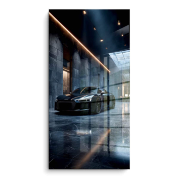 Audi R8 Garage Lights PVC Gloss Art