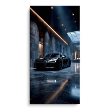 Audi R8 Garage Lights PVC Matt Art