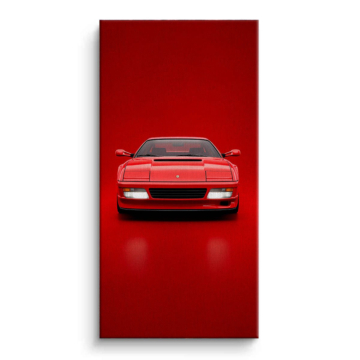 Ferrari Red Studio Canvas Art