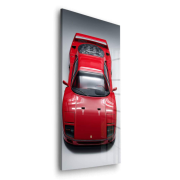 Ferrari F40 Draufsich - Acrylglasbild