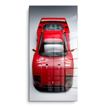 Ferrari F40 z góry - obraz na PVC z połyskiem