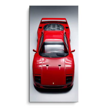 Ferrari F40 z góry - obraz na matowym PVC