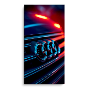Audi Neon Rings PVC Matt Art