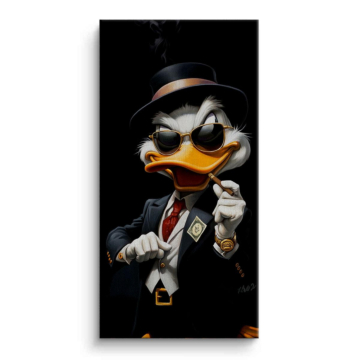 Dapper Duck Detective Canvas Art