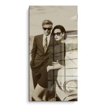 Klassisch Paar Elegan - PVC-Bild glänzend