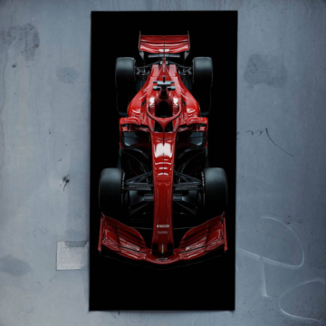 Ferrari Formule 1 vue avant - poster