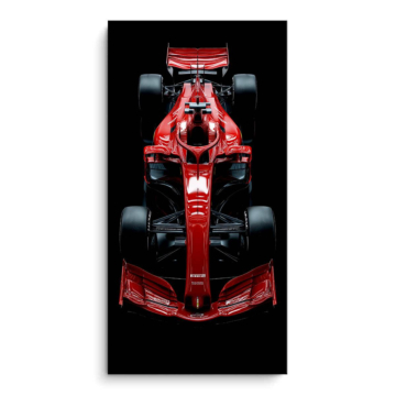 Ferrari Formuły 1 od frontu - obraz na matowym PVC