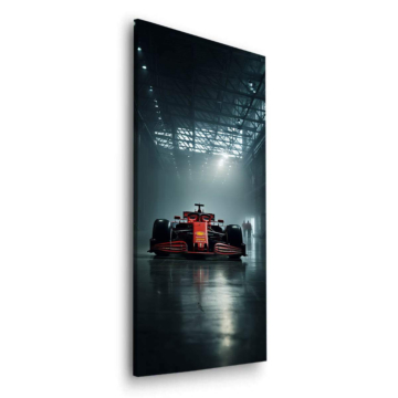 F1 Ferrari Auto - Dibond-Bild matt