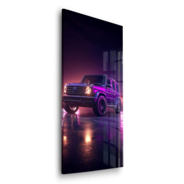 Mercedes G-Wagon Neon Acrylic Glass Art