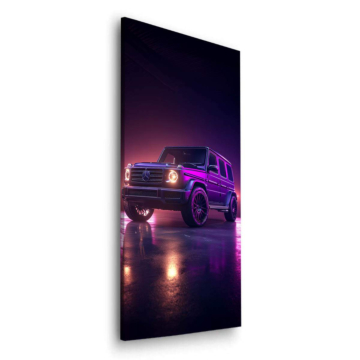 Mercedes G-Wagon Neon Dibond Matt Art