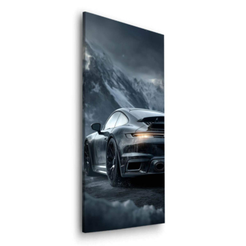 Porsche Mountain Storm Dibond Matt Art