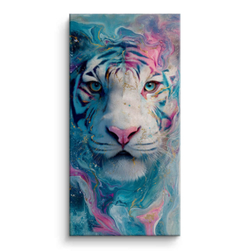 Majestätischer weißer Tiger - Leinwandbild