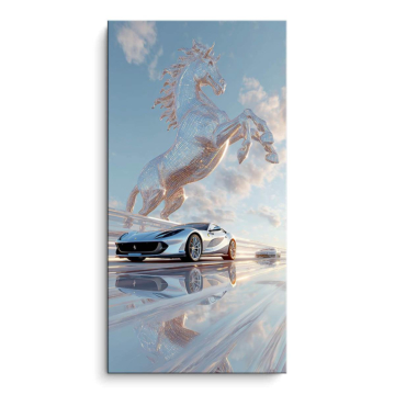 Ferrari Galop - PVC-Bild matt