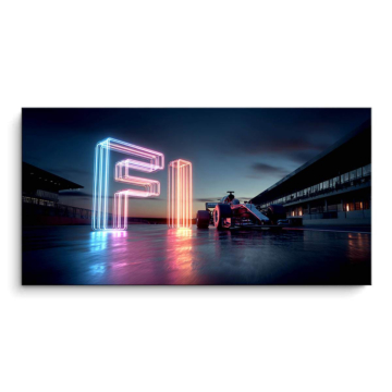 Formula 1 Neon Pit Lane PVC Matt Art