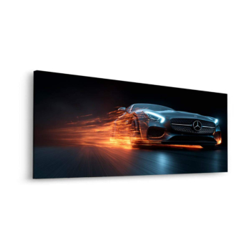 Mercedes-Benz Inspired Speed Car Dibond Matt Art