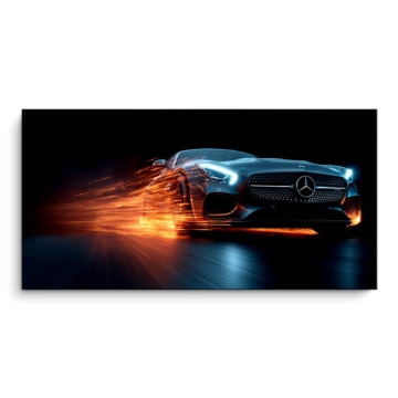Mercedes-Benz Inspired Speed Car PVC Matt Art