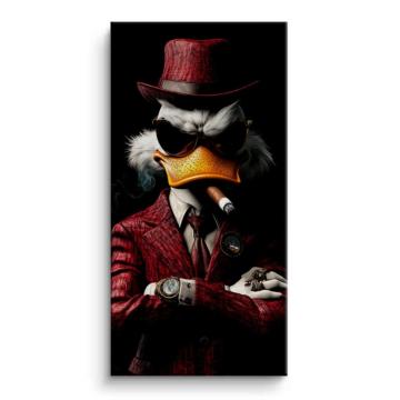 Dapper Duck Gentleman Canvas Art