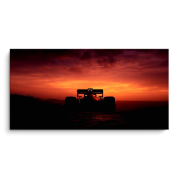 Formula 1 Inspired Sunset Race PVC Matt Art