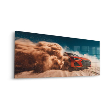 Audi RS5 Inspired Desert Drive Acrylic Glass Art