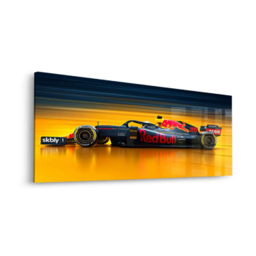 Red Bull Racing Formula 1 Side View Acrylic Glass Art