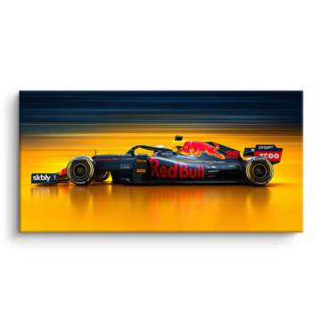 Red Bull Racing Formula 1 Side View Canvas Art