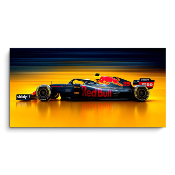 Red Bull Racing Formuła 1 z boku - obraz na matowym PVC