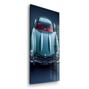 Zehari Inspired Silver Roadster Acrylic Glass Art