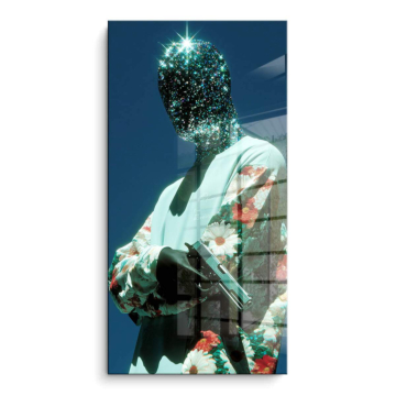 Portrait d'esprit extraterrestre - tableau PVC brillant