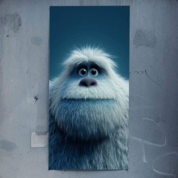 Retrato tierno de Bigfoot - póster