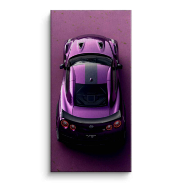 Porsche Inspired Purple GTR Canvas Art