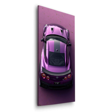Porsche Inspired Purple GTR Dibond Matt Art