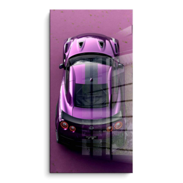 Porsche Inspired Purple GTR PVC Gloss Art