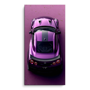 Porsche Inspired Purple GTR PVC Matt Art