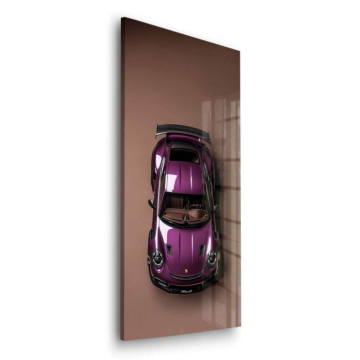 Porsche 918 Inspired Purple Spyder Acrylic Glass Art