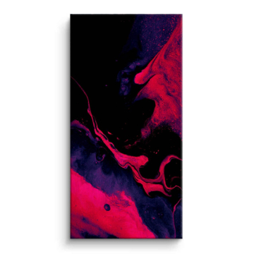 Abstrakcja z dymem w kolorze magenta - obraz na płótnie