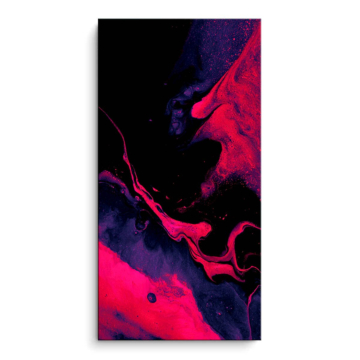Abstrait magenta fumée - tableau PVC mat