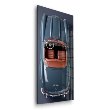 Lohari Inspired Blue Roadster Acrylic Glass Art