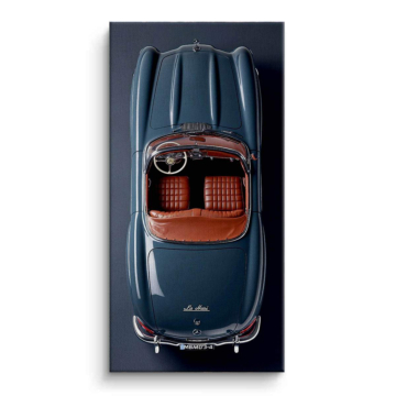 Lohari Inspired Blue Roadster Canvas Art