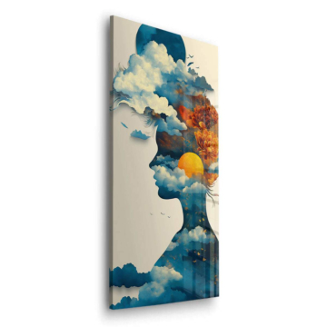 Träumendes Himmelsprofil - Acrylglasbild