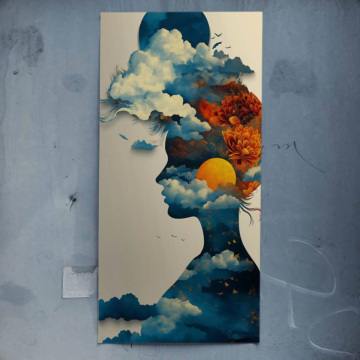 Dreaming niebo profil - plakat