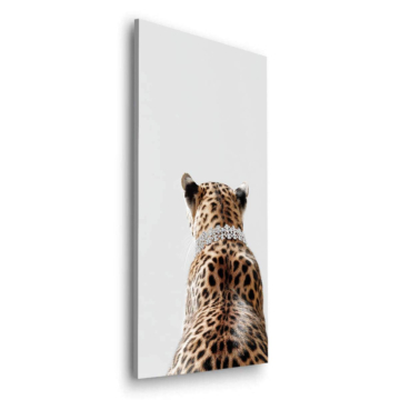 Minimalista leopardo Back - cuadro Dibond mate