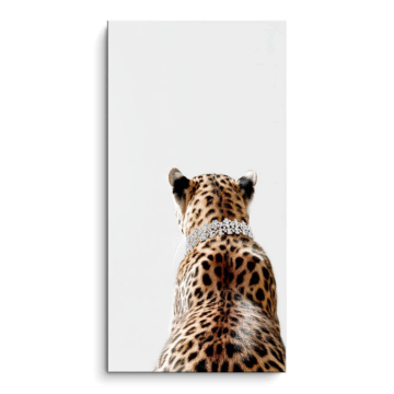 Minimalista leopardo Back - cuadro PVC mate