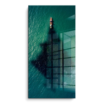 Ship cień Aerial - obraz na PVC z połyskiem